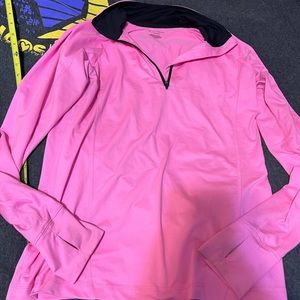 Pink workout coverup